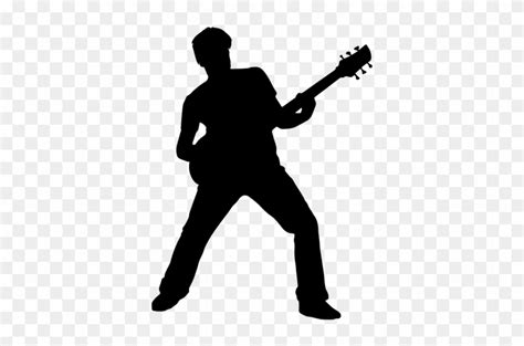 Guitarist Playing Silhouette Transparent Png - Guitar Player Silhouette ...