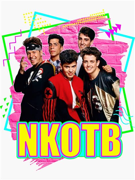 "NKOTB Music " Sticker for Sale by shellylyn74 | Redbubble