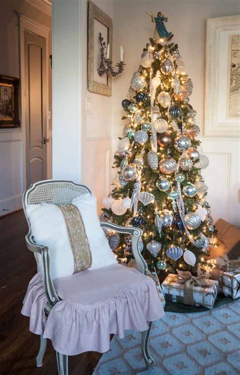 Elegant French Christmas Tree - Cedar Hill Farmhouse