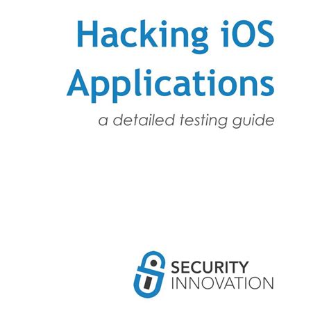 Hacking iOS Applications