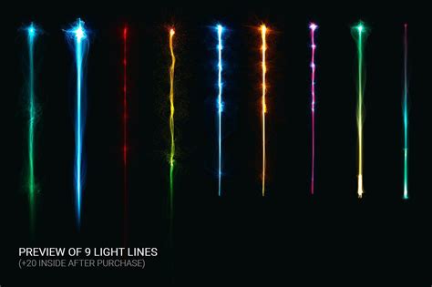 Line Light - Light Effects by GOODESIGN Inc. on @creativemarket Game Effect, Line Light, Light ...