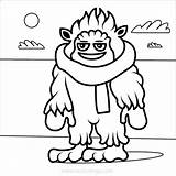 Abominable Yeti Kids Animation Coloring Pages Printable – Kleurplaten sketch template