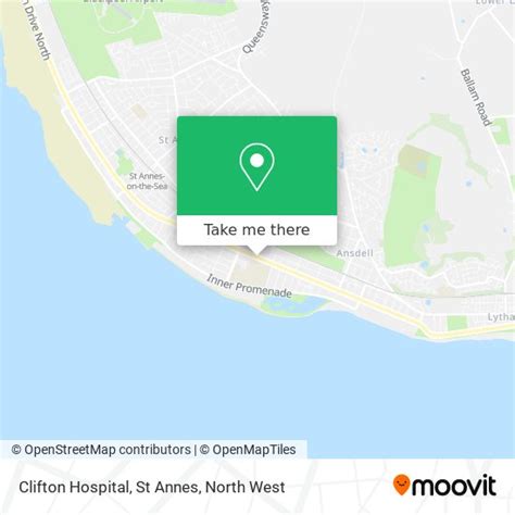 How to get to Clifton Hospital, St Annes in Lytham by bus, train or ...