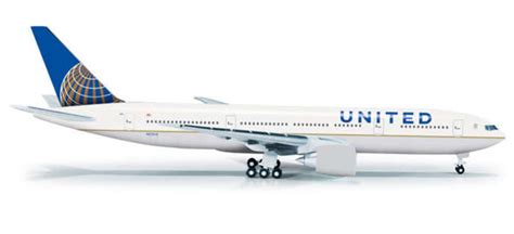 United Airlines 777-200 Post Merger 1/500 Diecast Model – Acapsule Toys ...