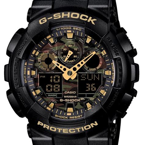 Casio G-Shock - Camo Plated Dial Semi Glossy Series | Casio g shock watches, Black and gold ...