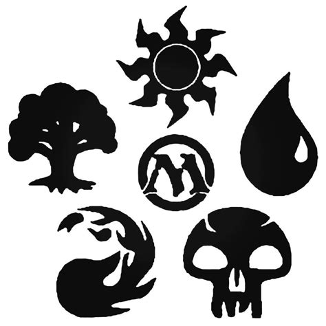 Magic The Gathering Mana Symbols