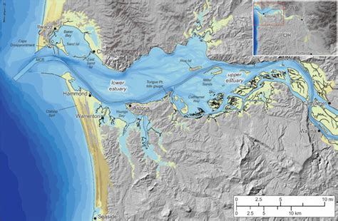 Columbia River Channel Map