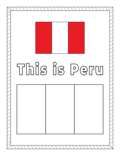 Peru National Flag coloring pages 16546005 Vector Art at Vecteezy