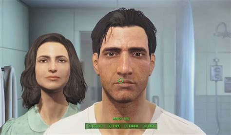 Fallout 4 Character Customization Face Scultping With Wife In Bathroom ...