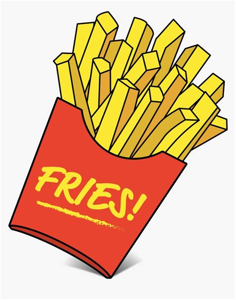 A Balanced Meal - Fries Clipart, HD Png Download | Clip art, Fries, Png