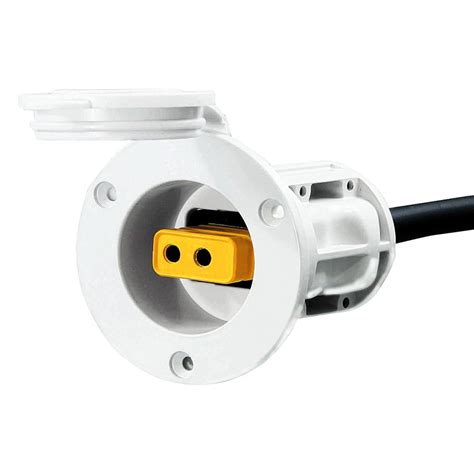 Cannon® 1903013 - White Flush Mount Power Port - BOATiD.com