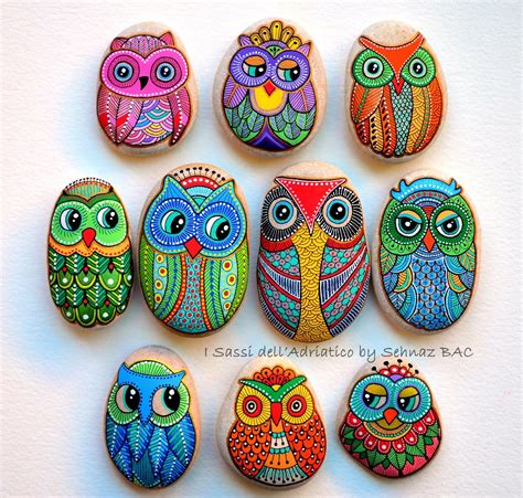 25 Best Owl Painted Rock Ideas | Painted rocks, Stone painting, Rock painting patterns