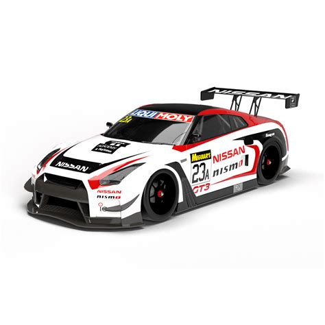 Nissan GT-R Nismo GT3 2018 3D Livery Template Model