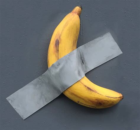 Banana Duct Tape Art Installation Installation by Shane Grammer ...