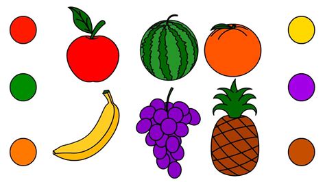 Drawing For Kids Fruits at GetDrawings | Free download