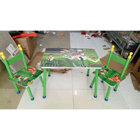 Kids Study Table with 2 Chairs Character Design | Shopee Philippines