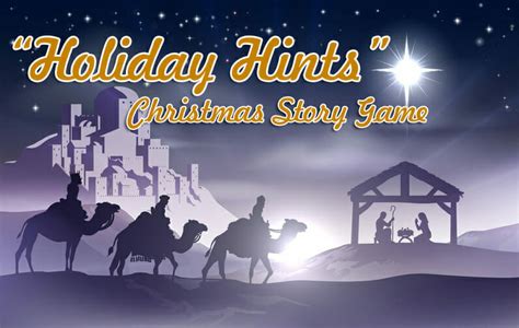 "Holiday Hints" - A Nativity & Christmas Story Game - Christianity Cove