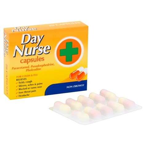 Buy Day Nurse Cold and Flu Relief Capsules 20s | Chemist Direct