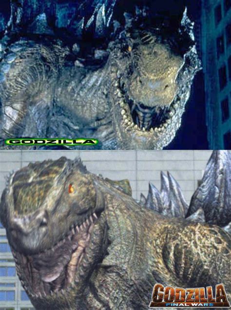 Godzilla and Zilla comparison | Godzilla | Know Your Meme