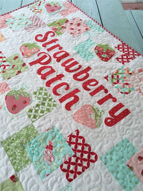 Strawberry Patch Quilt Pattern – Available Now!