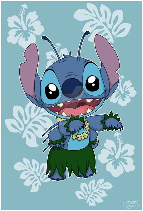 Postcard - Aloha Stitch by Niutellat on DeviantArt