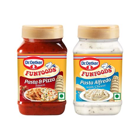 Dr. Oetker FunFoods Italian Pizza and Pasta Sauces Combo - Pasta Pizza ...