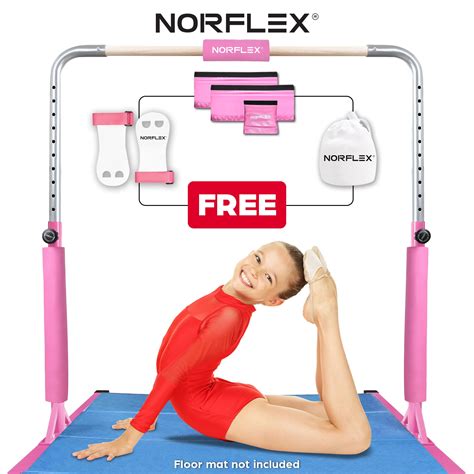 Gymnastics Horizontal Bar Training Kids Expandable Gymnast Home Kip Bar | Buy Gym Fit Out ...