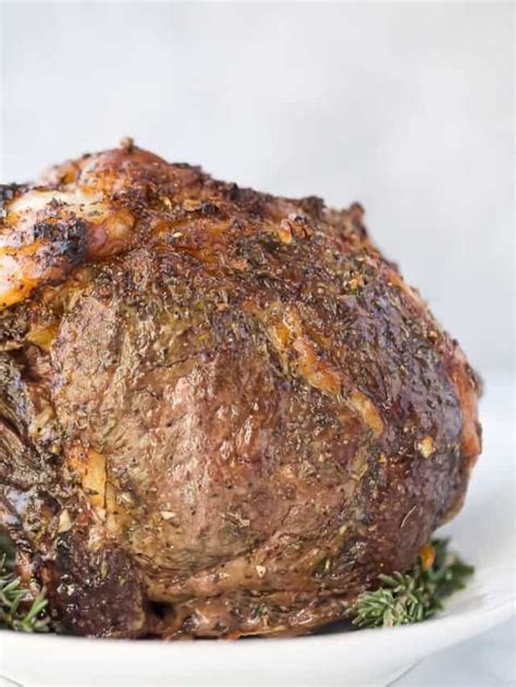 Foolproof Garlic Herb Prime Rib Roast - Joyful Healthy Eats