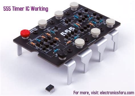 555 Timer IC Pin Diagram, Circuit, Working, Datasheet, Modes