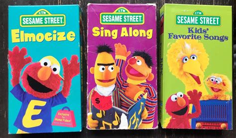 Sesame Street VHS Lot (3) Kids Favorite | Grelly USA