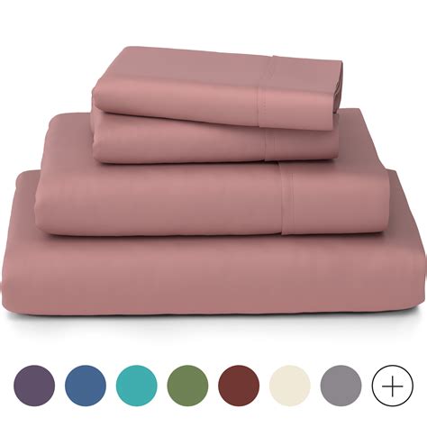 Cosy House Collection Luxury Bamboo Bed Sheet Set - Hypoallergenic ...