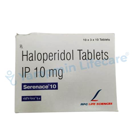 SERENACE/HALIDOL ( Haloperidol 0.25mg, 0.5mg, 1.5mg, 5mg, 10mg tablets )