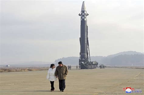 North Korea unveils Kim's daughter at missile launch site : NPR