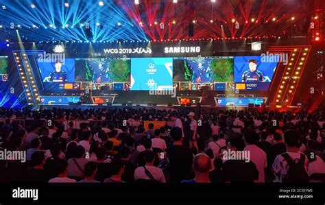 World Cyber Games computer game tournament in Xi'an, China Stock Photo - Alamy