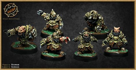 CHAOS DWARF TEAM – Willy Miniatures