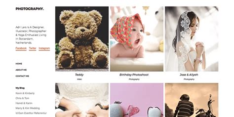 Photography Portfolio WordPress Theme | Bypeople