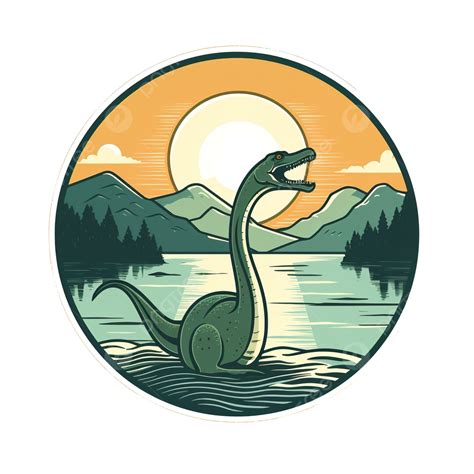 Loch Ness Monster Retro, Monster, Serpent, Dinosaur PNG Transparent Image and Clipart for Free ...