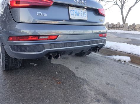 Q3 quad tip exhaust - AudiWorld Forums