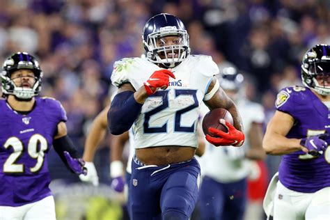 Derrick Henry smashes playoff records in Titans win over Ravens