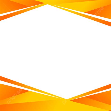 Orange Geometric PNG Picture, Yellow Orange Abstract Transparent ...