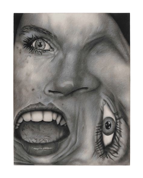 Jim Shaw (B. 1952) , Untitled (Distorted Face #5) | Christie's