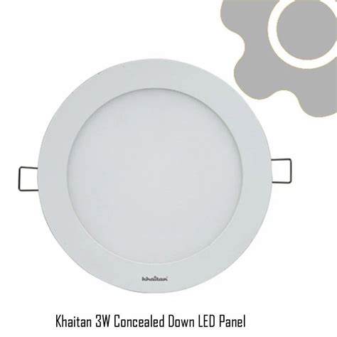 3W Khaitan Concealed Down LED Panel at Rs 80/piece | Light Emitting Diode Concealed Lights in ...