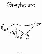 Greyhound Coloring Page  Twisty Noodle sketch template