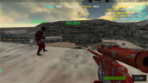 Climbing on the roof of the bunker of Crazy Shooters 2 through a secret path (endless game ...