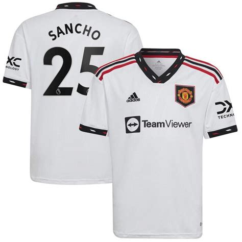 Jadon Sancho Manchester United Youth 2022-23 Away Replica Player Jersey ...