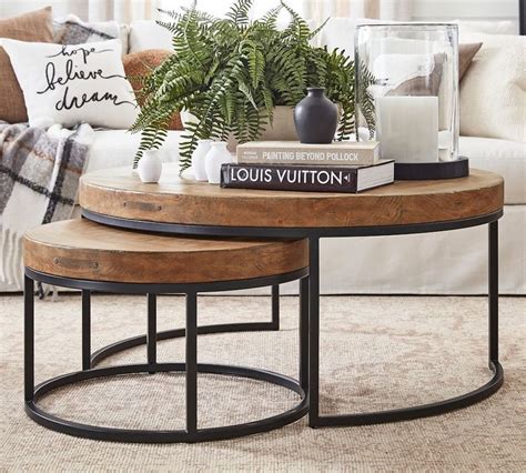 Get the Look: Coffee Table Couture | Round nesting coffee tables, Coffee table, Nesting coffee ...