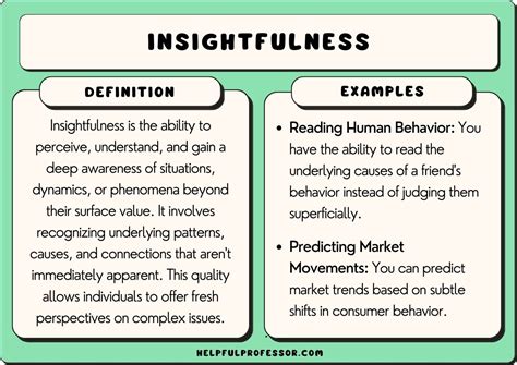 50 Insightful Examples (How to show your Insightfulness)