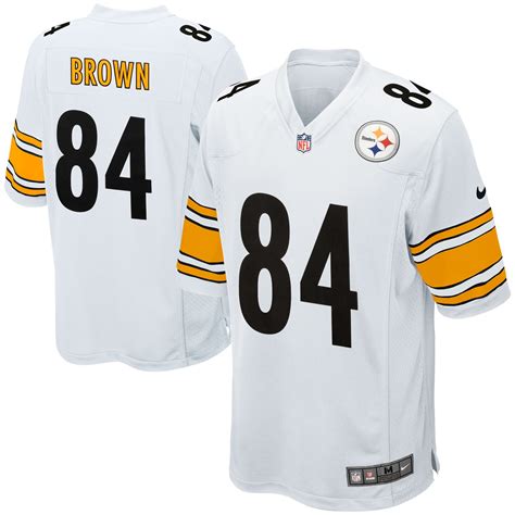 Nike Antonio Brown Pittsburgh Steelers Youth White Game Jersey