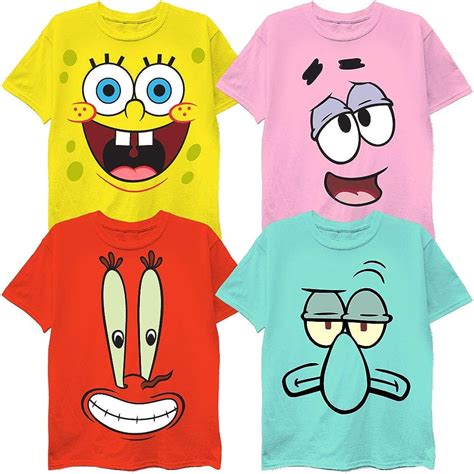 Spongebob Patrick And Squidward Costumes