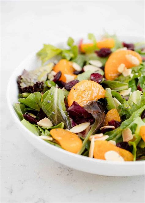 Mandarin Orange Salad w/ Orange Vinaigrette - I Heart Naptime